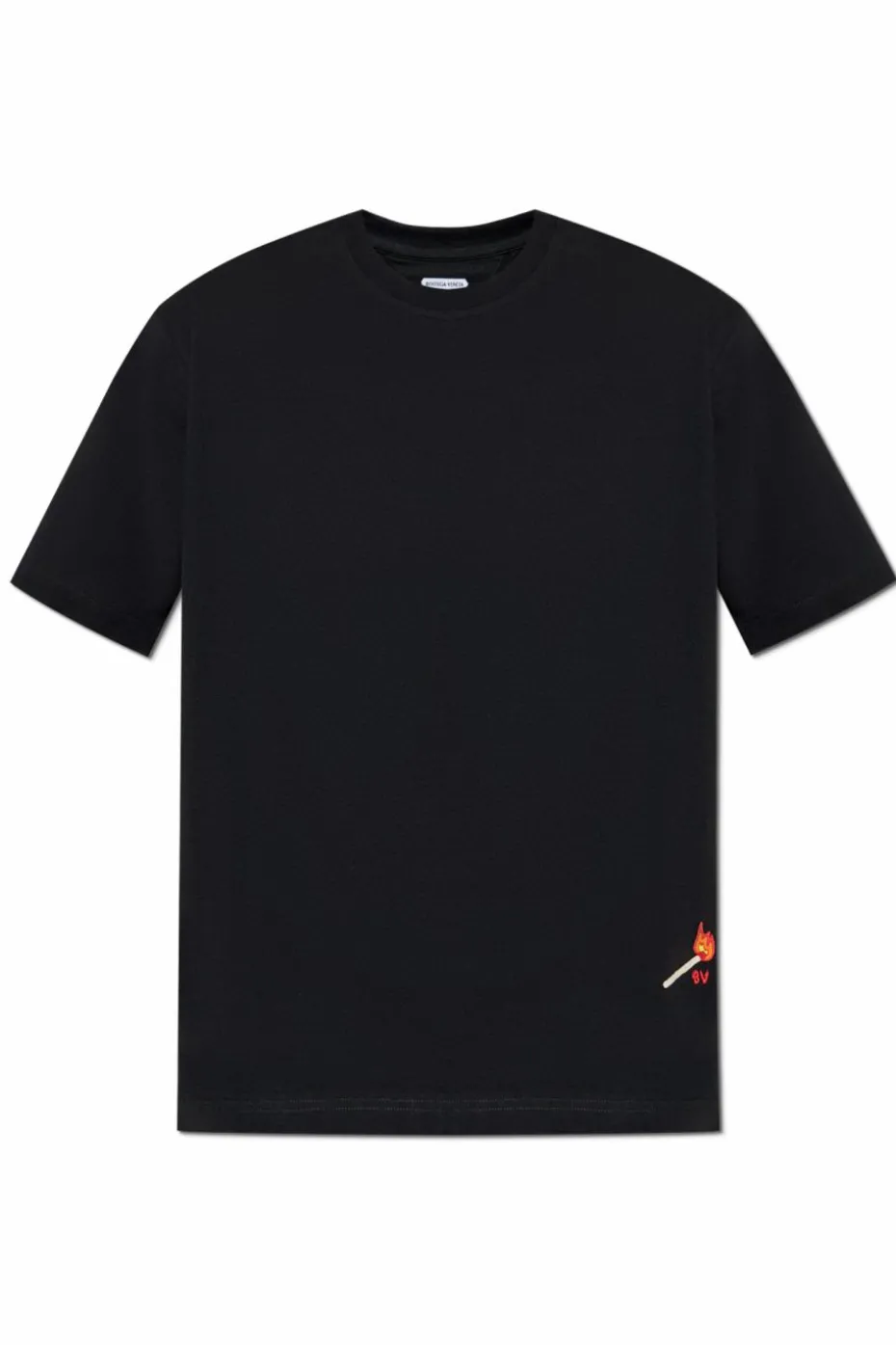 Bottega Veneta BLACK T-shirt with embroidery