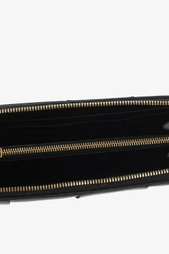 Bottega Veneta BLACK Wallet with ‘Intrecciato’ weave