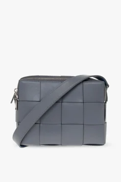 Bottega Veneta BLUE āCassette Cameraā shoulder bag