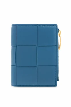 Bottega Veneta BLUE Leather wallet