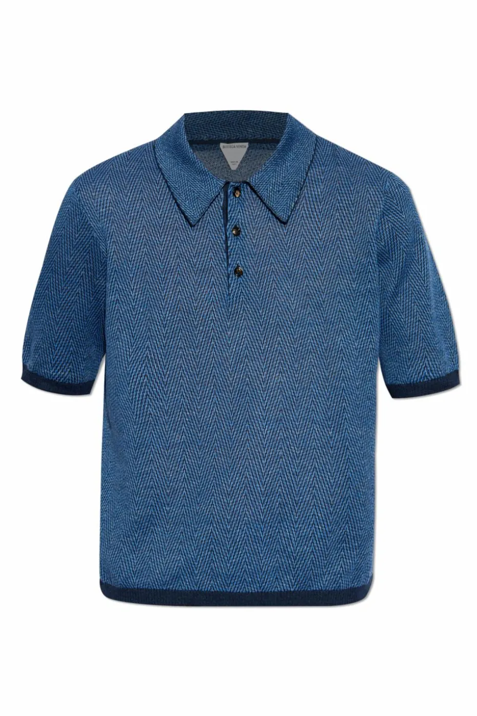 Bottega Veneta BLUE Patterned Polo