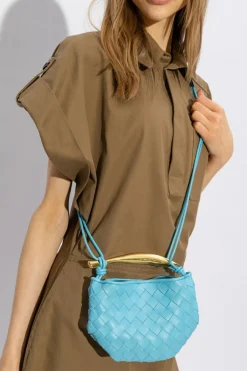 Bottega Veneta BLUE ‘Sardine Mini’ Shoulder Bag