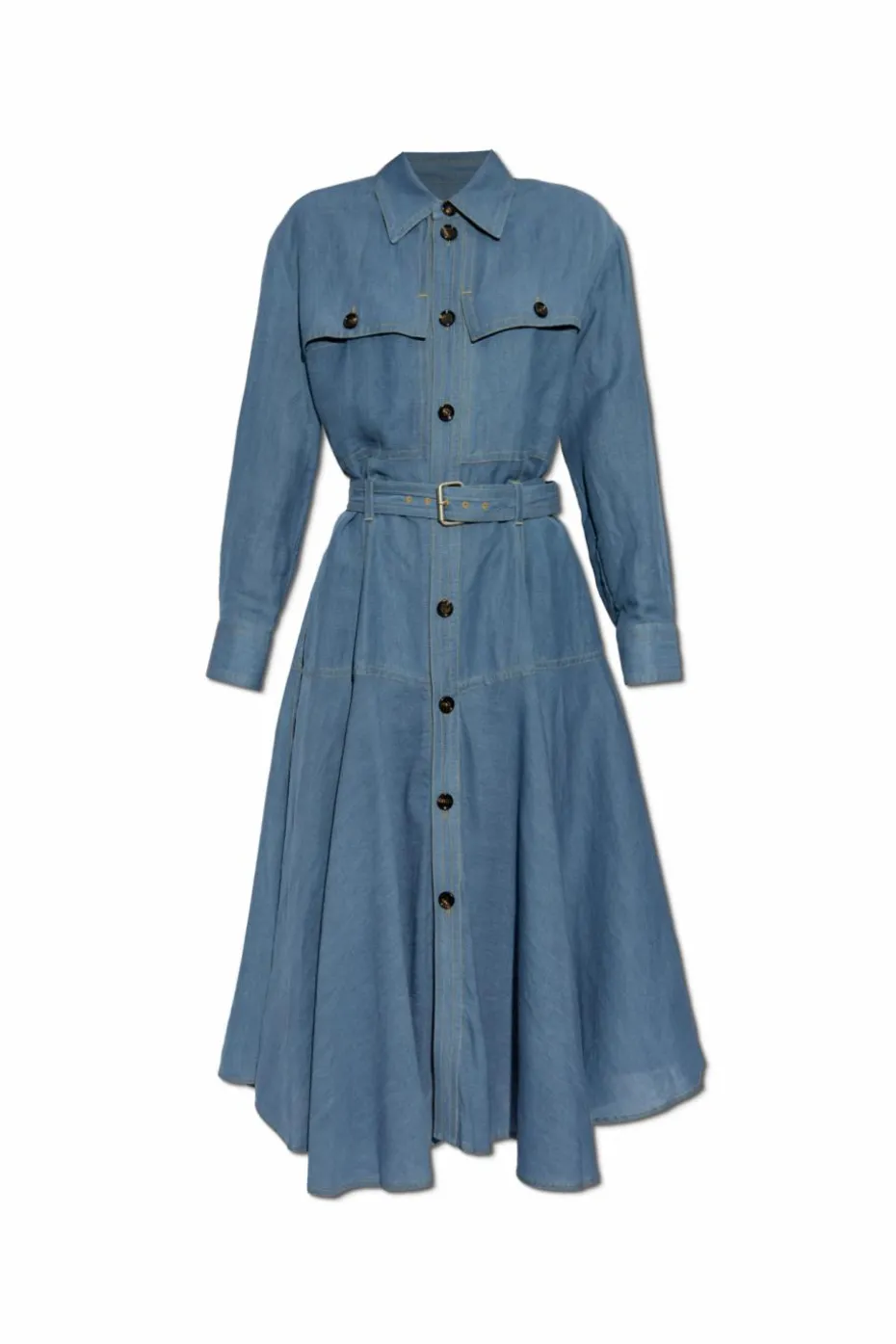 Bottega Veneta BLUE Shirt dress