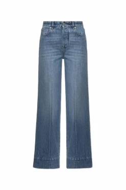 Bottega Veneta BLUE Wide-leg jeans