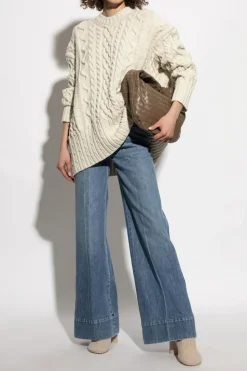 Bottega Veneta BLUE Wide-leg jeans