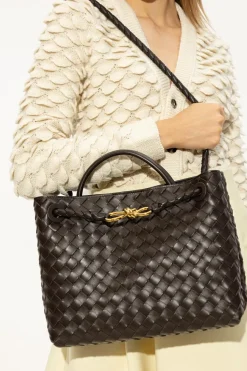 Bottega Veneta BROWN ‘Andiamo Medium’ shopper bag
