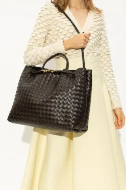 Bottega Veneta BROWN ‘Andiamo Large’ shopper bag