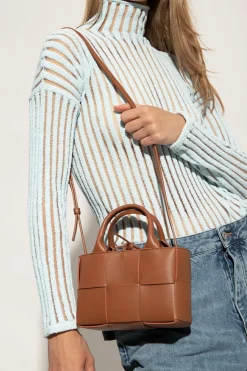 Bottega Veneta BROWN ‘Arco Micro’ shoulder bag