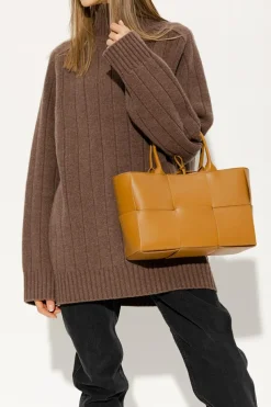 Bottega Veneta BROWN ‘Arco Small’ shopper bag