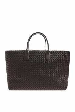 Bottega Veneta BROWN ‘Cabat Large’ shopper bag