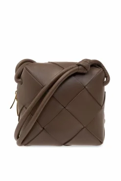 Bottega Veneta BROWN ‘Cassette Mini’ shoulder bag