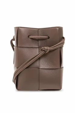 Bottega Veneta BROWN ‘Cassette Mini’ shoulder bag