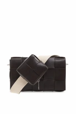 Bottega Veneta BROWN ‘Cassette Medium’ shoulder bag
