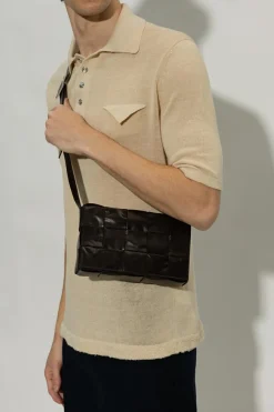Bottega Veneta BROWN ‘Cassette Small’ shoulder bag
