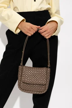 Bottega Veneta BROWN ‘Cobble Small’ shoulder bag