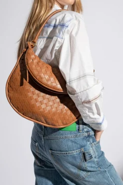 Bottega Veneta BROWN ‘Gemelli Medium’ shoulder bag