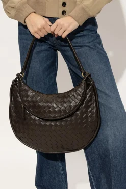 Bottega Veneta BROWN ‘Gemelli Large’ shoulder bag
