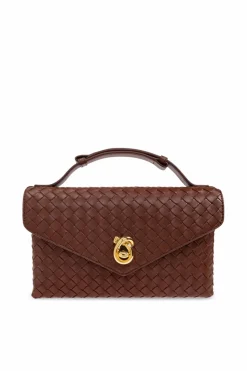 Bottega Veneta BROWN Handbag `Knot Lock`