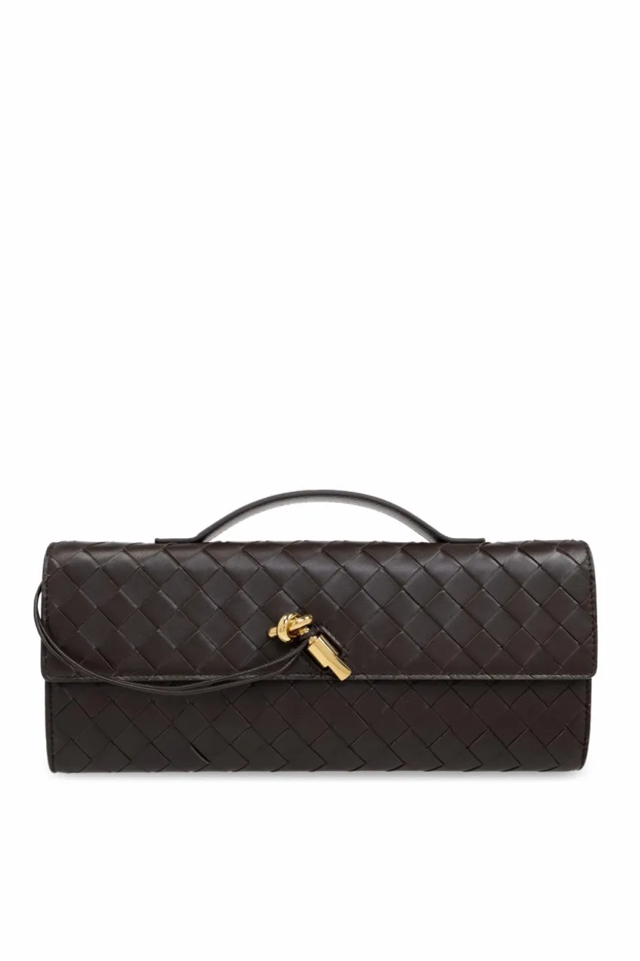 Bottega Veneta BROWN Handbag `Andiamo`
