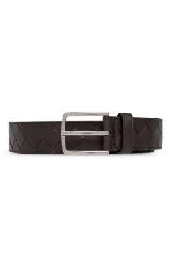 Bottega Veneta BROWN Intrecciato belt