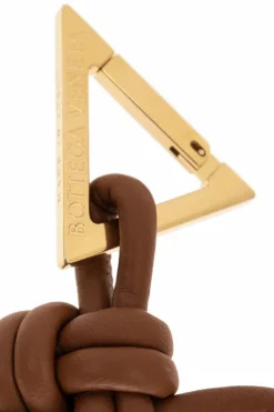 Bottega Veneta BROWN Keyring with knot