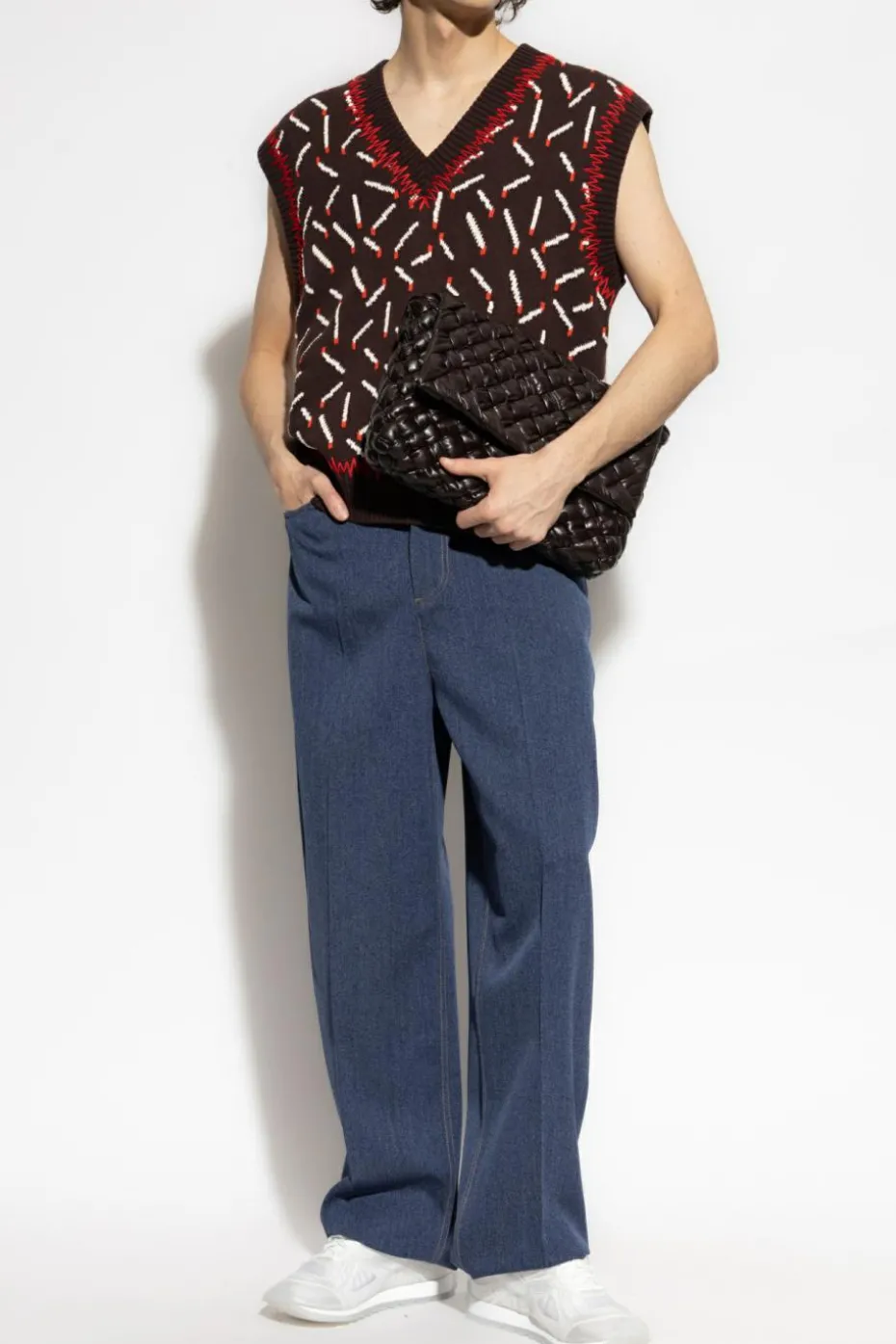Bottega Veneta BROWN Knit vest