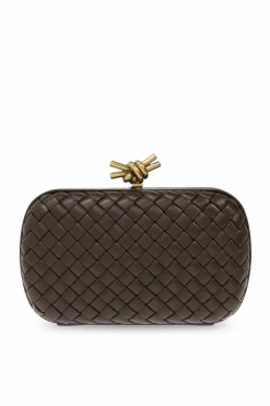 Bottega Veneta BROWN ‘Knot Small’ clutch