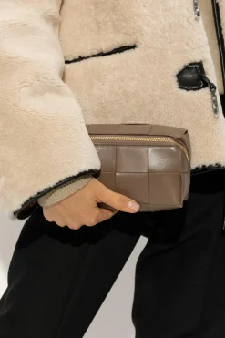 Bottega Veneta BROWN Leather wash bag
