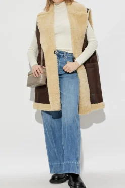 Bottega Veneta BROWN Leather vest