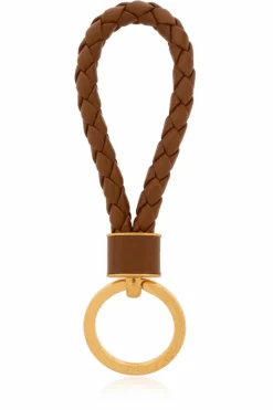 Bottega Veneta BROWN Leather keyring