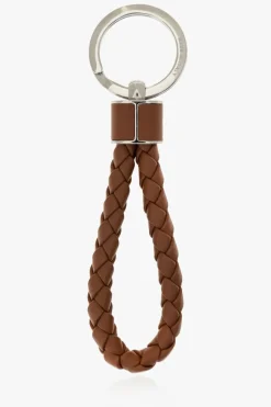 Bottega Veneta BROWN Leather keyring