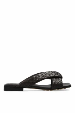 Bottega Veneta BROWN ‘Riva’ slides
