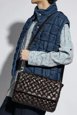 Bottega Veneta BROWN ‘Rumple Medium’ shoulder bag
