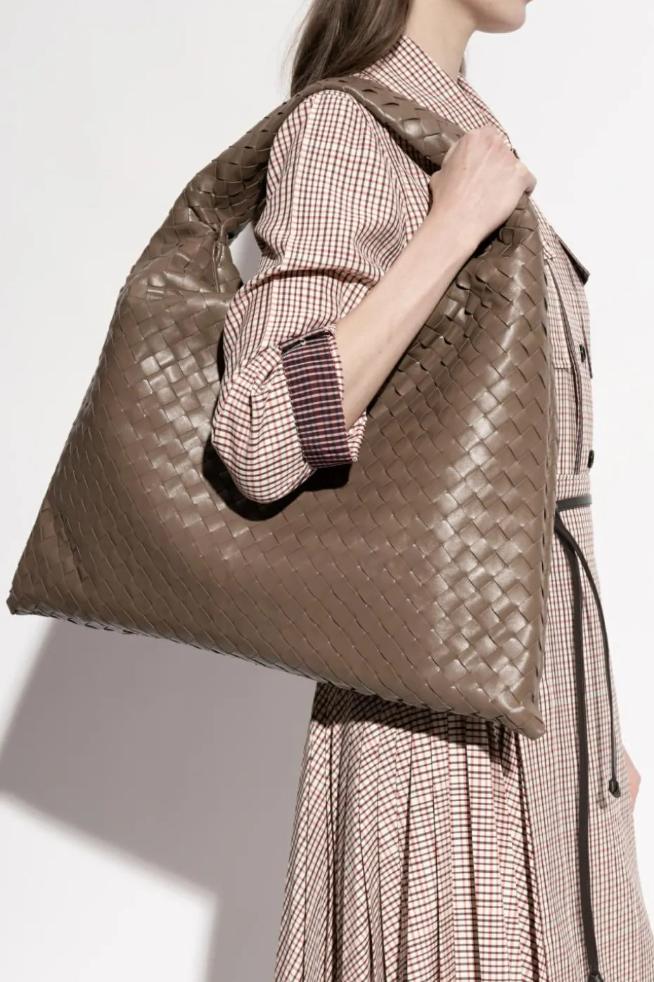 Bottega Veneta BROWN Shoulder bag Hop Large