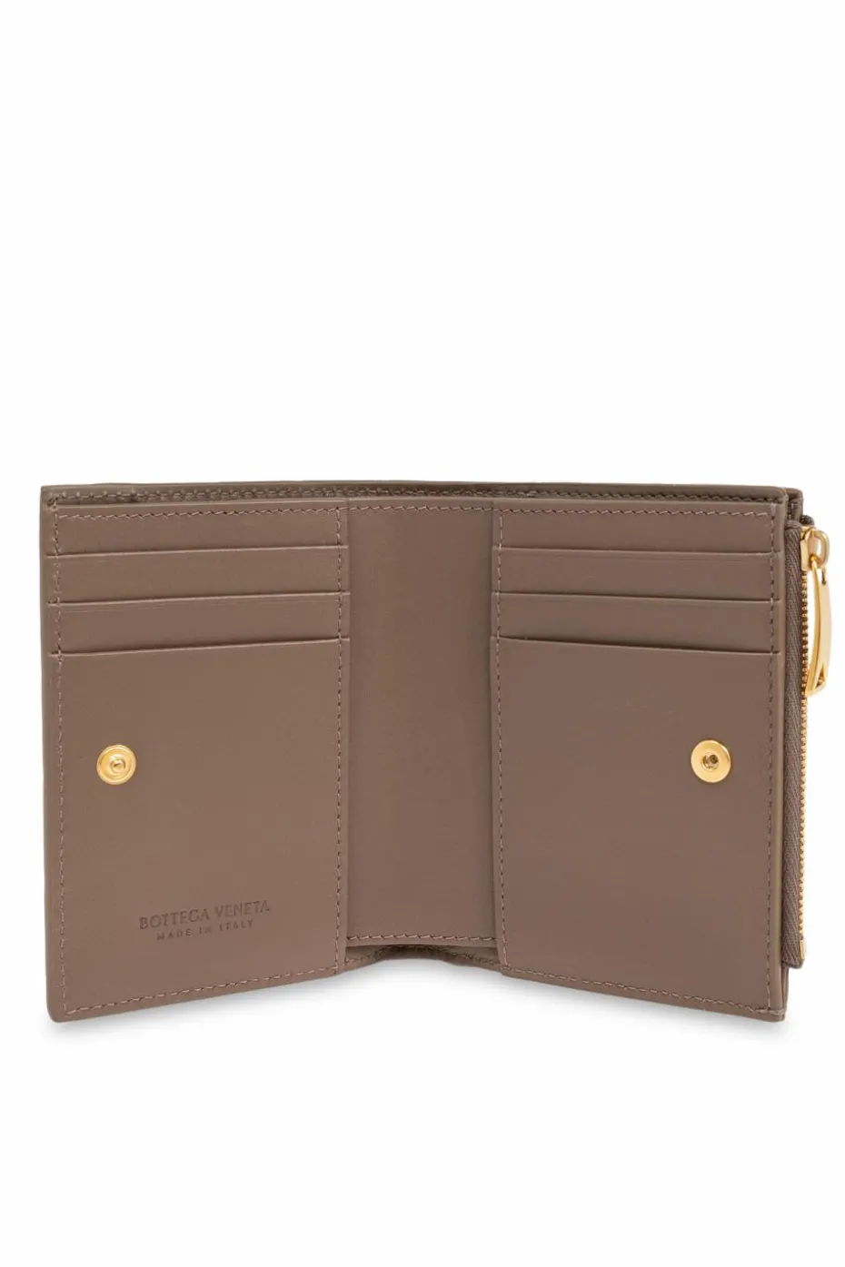Bottega Veneta BROWN Wallet with weave