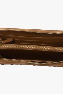 Bottega Veneta BROWN Wallet with ‘Intrecciato’ weave