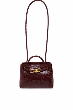 Bottega Veneta BURGUNDY ‘Andiamo Mini’ shoulder bag