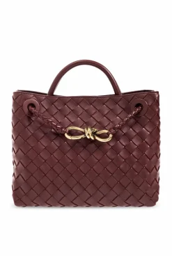 Bottega Veneta BURGUNDY āAndiamo Smallā shoulder bag
