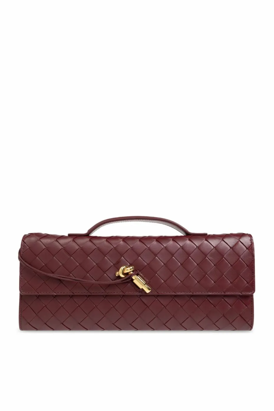 Bottega Veneta BURGUNDY Clutch Long Andiamo
