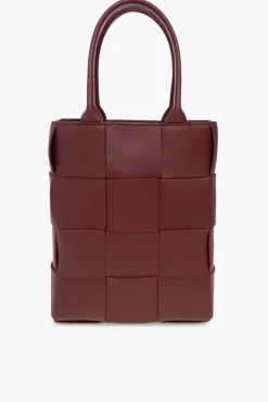 Bottega Veneta BURGUNDY āCassette Miniā shoulder bag