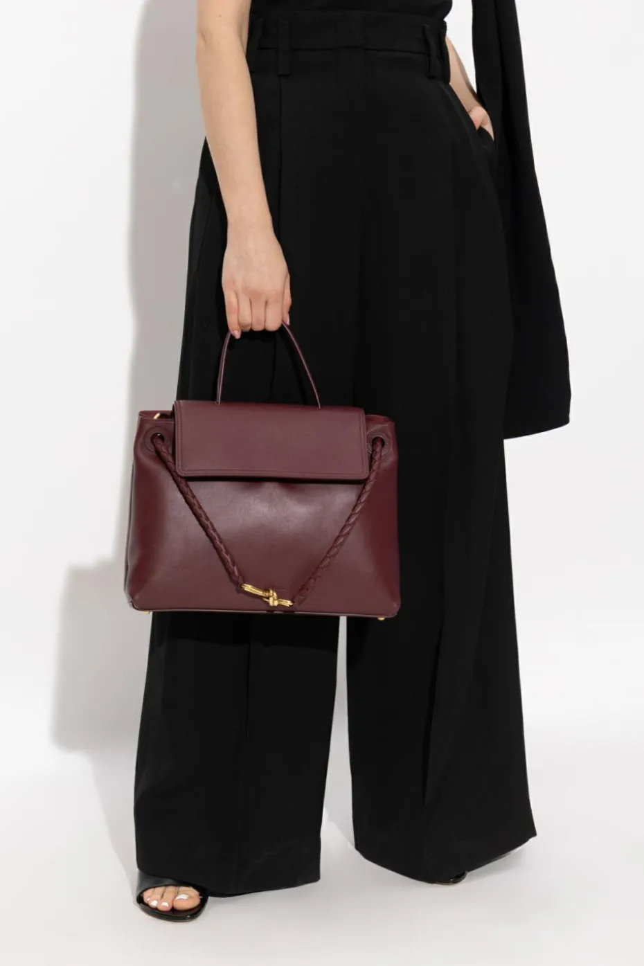 Bottega Veneta BURGUNDY Handbag `Ciao Ciao`
