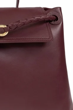 Bottega Veneta BURGUNDY Handbag `Ciao Ciao`