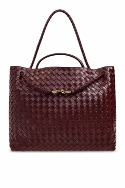 Bottega Veneta BURGUNDY Handbag Andiamo Large