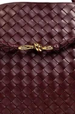 Bottega Veneta BURGUNDY Handbag Andiamo Large