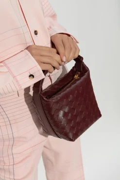 Bottega Veneta BURGUNDY Handbag Wallace Micro
