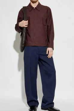Bottega Veneta BURGUNDY Jacket with pocket