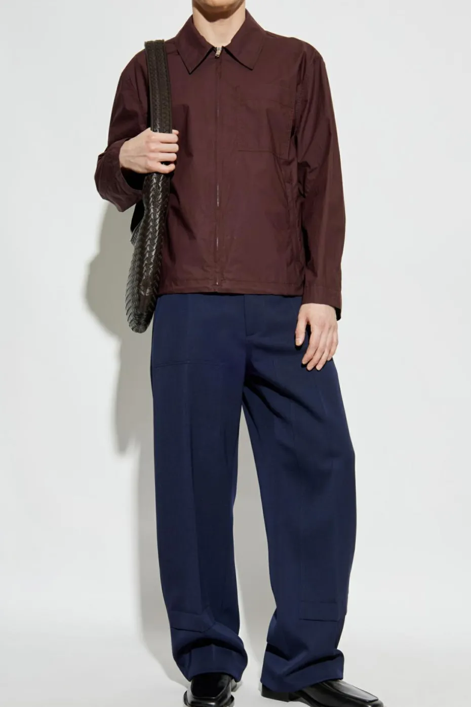 Bottega Veneta BURGUNDY Jacket with pocket