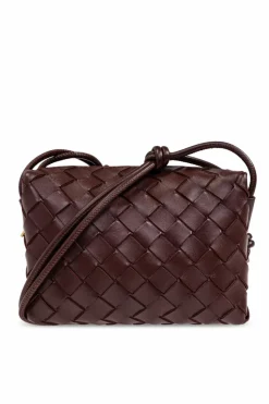 Bottega Veneta BURGUNDY 'Loop Mini' shoulder bag