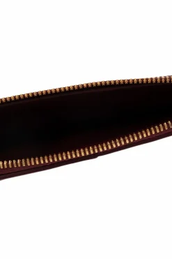 Bottega Veneta BURGUNDY Leather card case