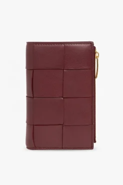 Bottega Veneta BURGUNDY Leather wallet